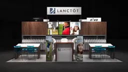 20x20 Island booth design by Reaction Space